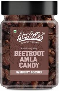 Arshika Organic dried sugar free beetroot amla candy Amla