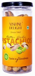 VISHNU DELIGHT Healthy & Crunchy Butter Garlic Flavored Pistachios