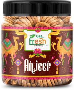 Get Fresh Anjeer/Figs Dry Fruits | Dried Figs- 250 gm (Jar Packing) Figs