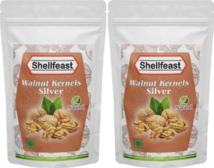 Shellfeast Walnuts Without Shell, Walnut Kernels ( Silver), Akhrot Giri Magaz Walnuts
