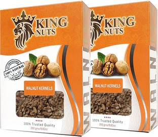 GOS GODS OWN Kashmiri Amber Broken Walnuts Kernels 500g, Walnuts Walnuts