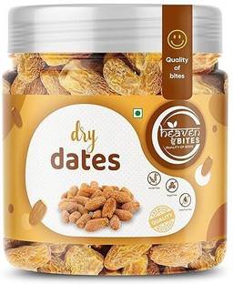 HEAVEN BITES Yellow Dry Dates |100% Natural High Fibre, Sugar-Free, Energy Booster Dry Dates