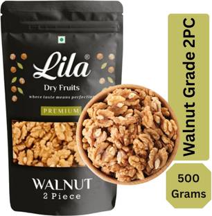 lila dry fruits Premium Raw, Nutritious & Delicious Walnut2pcs| Akhrot Giri Walnuts