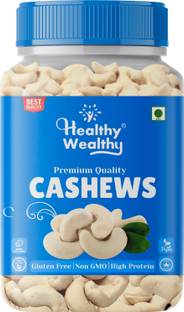 Healthy Wealthy Raw Cashew Nuts Premium Quality Cashews