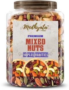 Medhyata Fresh and Healthy Dry Fruits Nutmix - 1000G Mix Seeds and Dry Fruits for eating Combo