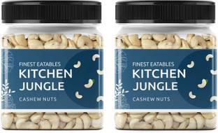 Kitchen Jungle Cashew Nuts |Kaju (Medium Size)| Kajoo | Grade (W320) Cashews