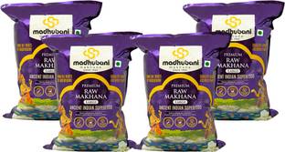 Madhubani Makhana Raw Phool Makhana | High Protein Makhana for Prasadam, Healthy Snacking, Fasting Fox Nut