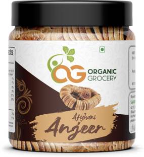 Organic Grocery Anjeer Afghani (Dried) Figs Figs