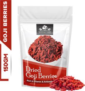 NATURE YARD Whole Dried Goji Berries - 150gm - 100% natural and antioxidant Goji Berries