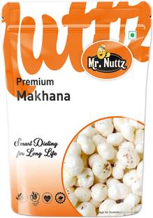 Mr.Nuttz Premium Phool Makhana 100g, Fox Nut Dry Fruits Fox Nut