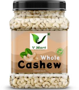 V MART Whole Cashews | Whole Crunchy Cashew | Premium Kaju nuts Cashews