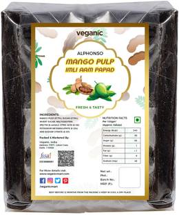 Veganic Aam & Imli Papad (Alphonso Mango Mixed With Tamarind) | Khatta Meetha Imli Aam Papad Mango