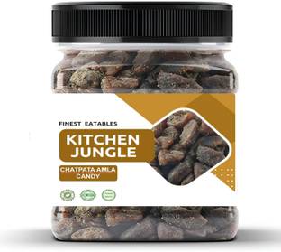 Kitchen Jungle Natural Dried Chatpata Spicy Amla Candy 300 GM| Natural | No Preservative | Amla