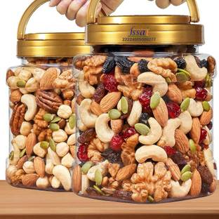 HARIYAM Mix Dry Fruit | Panchmeva | 250 GM | JAR | Almonds, Cashews, Raisins, Dry Dates, Assorted Fruits & Nuts, Assorted Seeds & Nuts