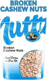 Mr.Nuttz Broken Cashew | Kaju Nut Dry Fruit 200g Pouch | Perfect for Cooking & Baking- Cashews