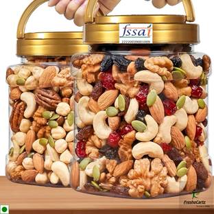 FreshoCartz Panchmeva Dry Fruits| Mix Dry Fruits | Dry Fruits Mix | Almonds, Apricots, Cashews, Raisins, Walnuts, Amla