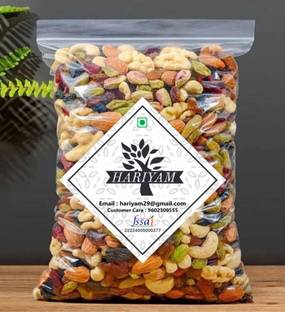 HARIYAM Panchmeva Mix Dry Fruits Almonds Cashews Pistachios Walnuts Figs Apricot Raisins Assorted Seeds & Nuts