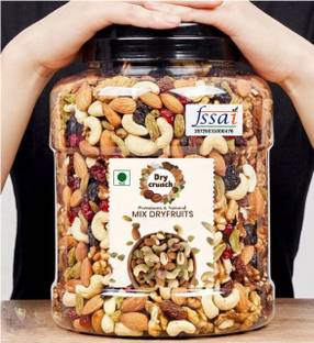 dry crunch Mix Dry Fruits Almonds, Cashews, Raisins, Apricots, Kiwi & Dates Almonds, Cashews, Black Currant, Raisins, Dates, Kiwi, Apricots, Papaya
