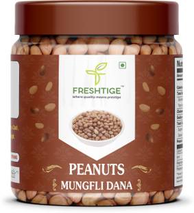 Freshtige Organic Peanut|Mungfli Dana|Jar Pack|Peanut Pack Of 750Gram(250Grams*3)|Peanut Kernels