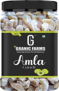 GRANIC FARMS Dried Amla Candy| Organic Dry Indian Gooseberry Amla | Fruit Mouth Freshener| Amla