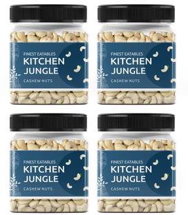 Kitchen Jungle Cashew Nuts |Kaju (Medium Size)| Kajoo | Grade (W320) Cashews