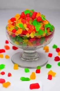 Bharvi Soft Mix Tutti Frutti Multi Coloured Cherry | Colourful cherries for Cake Making Cherries