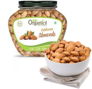 Hills Organics California Almond (Badam) - 500G |100% Fresh & Natural Almonds