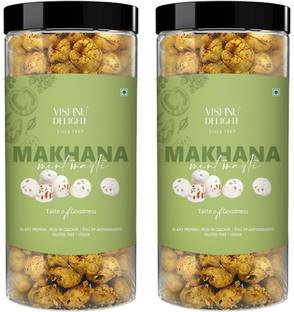 VISHNU DELIGHT Crunchy, Healthy, Tasty , Mint Flavored Makhana Combo (180 g) Fox Nut