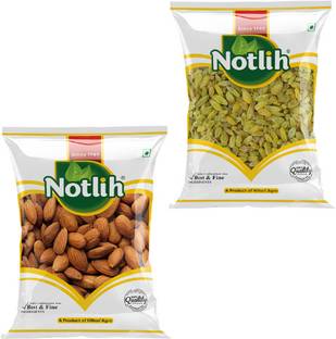 Notlih Almonds+Raisins Combo Pack Almonds, Raisins