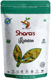 Shara's Premium Quality Green Raisins (Kishmish) I Jumbo Size Raisins
