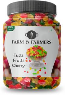 Farm & Farmers Multicolor Tutti Frutti | Fresh Cherries for Cakes & Cookies Decoration Cherries