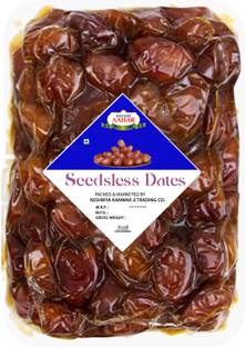 Nature Aahar organic Seedless Dates Pin Khajur Arabian Dates, Dry Fruit Dates (500 g) Dates