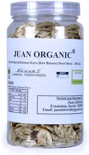 Juan Organic Kerala Special Kannan Kaya (Raw Banana) Dried Sliced - Baby Porridge- 250 gms Bananas