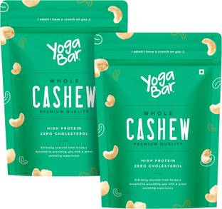 Yogabar Premium Whole Cashew Nuts Cashews