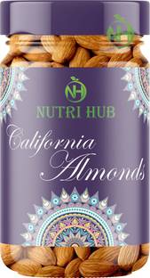 Nutri Hub California Almonds California Badam Giri American Almonds Healthy 250gm jar Almonds