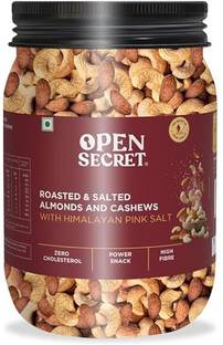 OPEN SECRET Roasted and Salted Almonds & Cashews Assorted Nuts