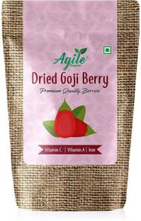Agile Organic Premium Whole Dried Goji Berries, 500g | Immunity Building Goji Berries