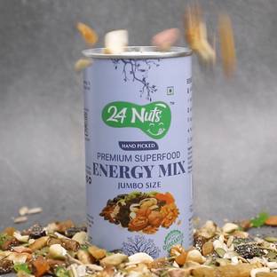 24 NUTS 100% Natural Premium Mix Dry Fruits |Healthy Nutmixed| Dates, Almonds, Apricots, Cashews, Raisins, Figs, Walnuts