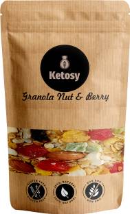ketosy Nuts and Berries Granola| Mixed Fruit | Granola for Breakfast Kernels