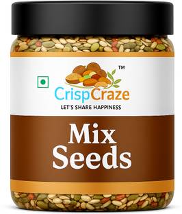crispcraze mix seeds, Chia Seeds, Sunflower Seeds, Flax Seeds, Pumpkin Seeds (200 g) Assorted Seeds & Nuts