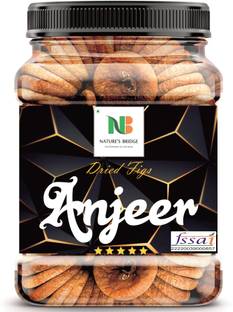 Nature's Bridge Anjeer Figs - 200gm Jar | Dry Anjir | Dry Fig | Dried Figs Figs