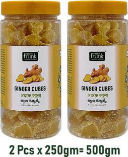 Nature's Trunk Ginger Cubes | Ginger Candy Candid Peel