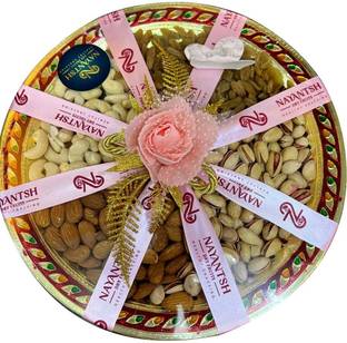 NAYANTSH Royal & Traditional Gift Pack 100 g each Pista, Almonds, Cashews, Raisins
