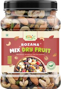 HighFresh Rozana Premium Mixed Dry Fruits | Healthy Trail Mix and Seed Panchmeva | Walnuts, Almonds, Cashews, Pistachios, Apricots, Raisins, Blueberry, Dry Dates