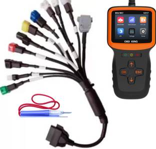 Xsentuals V317 OBD Scanner BS6 Bike OBD II Cable Complete Set OBD Reader