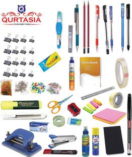 QURTASIA Standard Stationery Kit for Home Office use for Professional, Student  Office Set