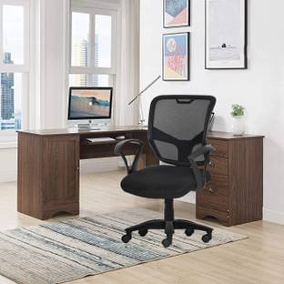 MAESTRO MAESTRO Comfortable Office Chair with Ergonomic Design and Adjustable Height Fabric Office Arm Chair