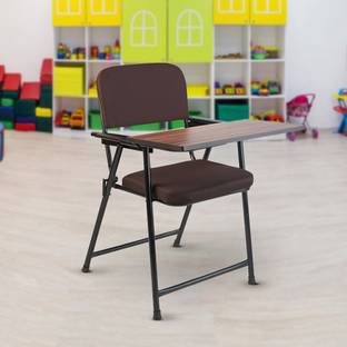 CELLBELL CELLBELL Laika C62 with Writing Pad Fabric Study Folding Chair Brown Fabric Study Folding Chair