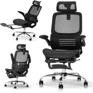 Drogo Office Chair for Work from Home Computer Chair with Head & Lumbar Support Mesh Office Executive Chair