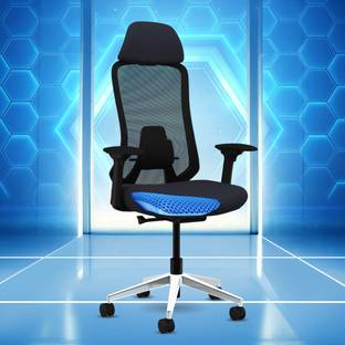 The Sleep Company MAX (Felix) High-Back Chair for Office & Home | Patented SmartGRID Technology Nylon Office Executive Chair